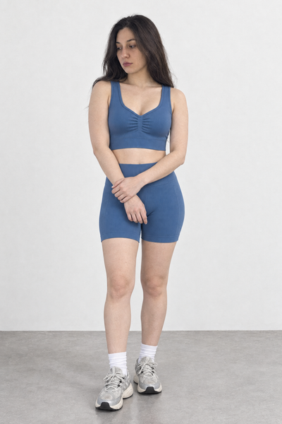 Sport Bra Bretel Grueso Boost - Azul