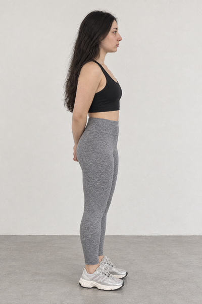 Sport Bra Escote - Negro
