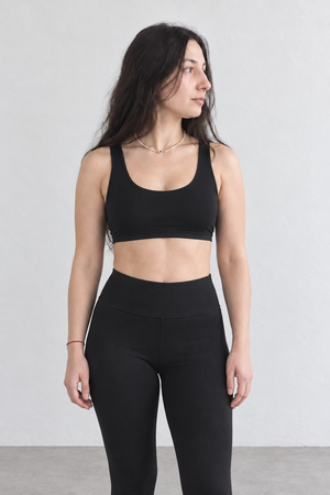 Sport Bra Top - Negro