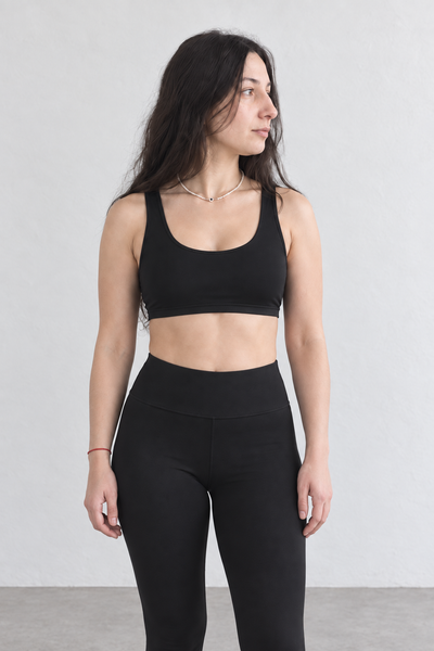 Sport Bra Top - Negro