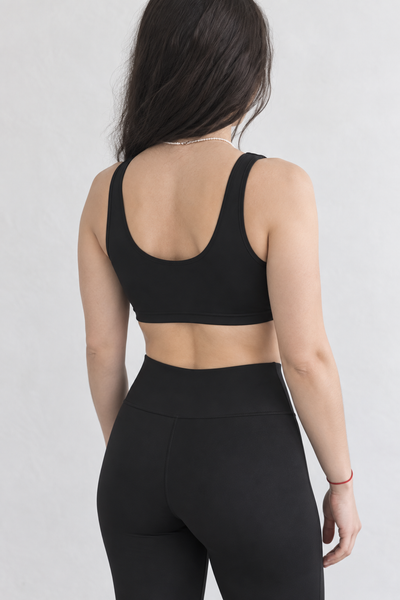 Sport Bra Top - Negro