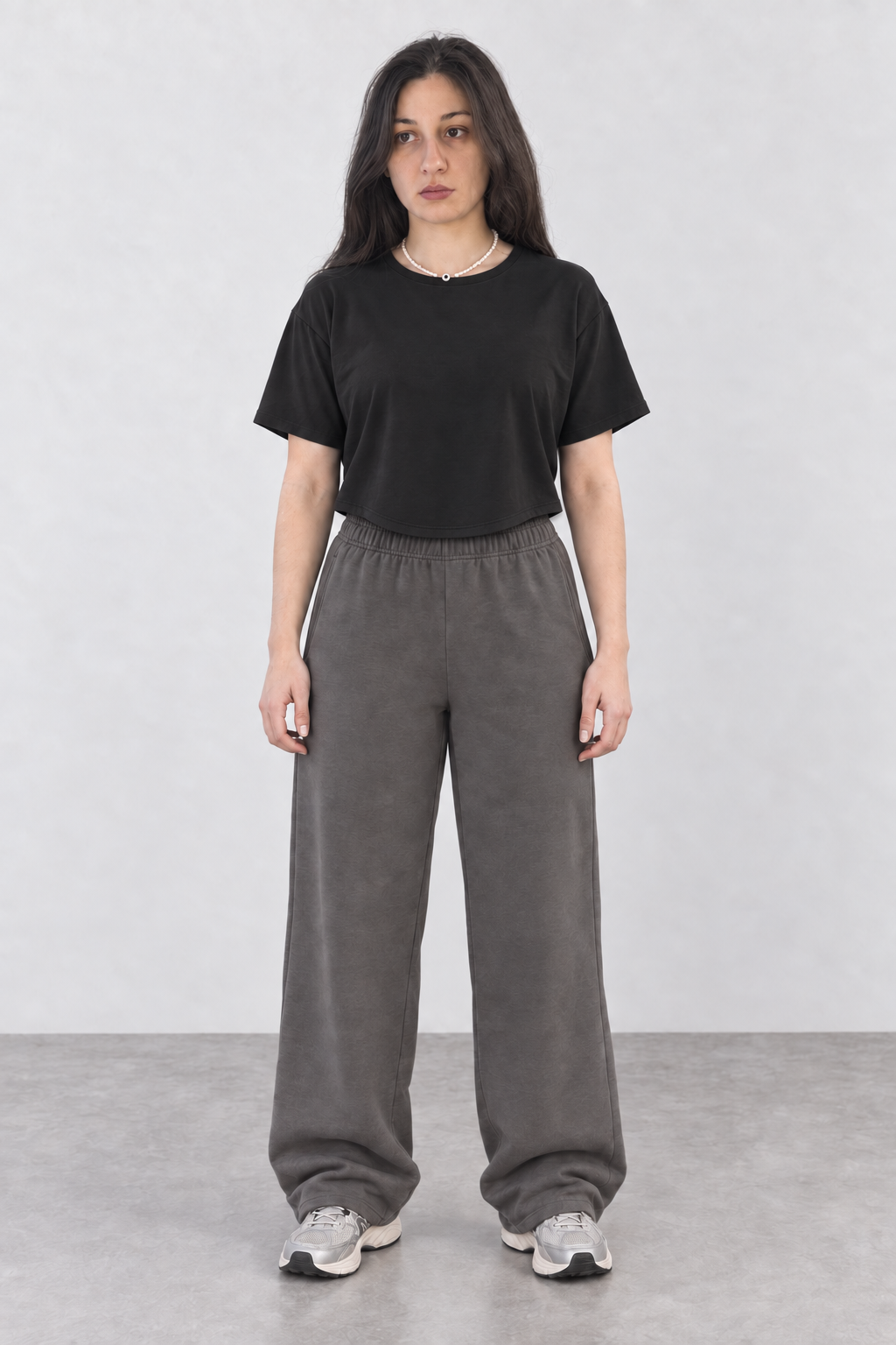 Sport Tee Loose - Negro