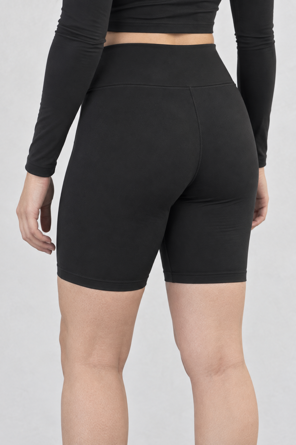 Sport Biker Cintura Alta - Negro
