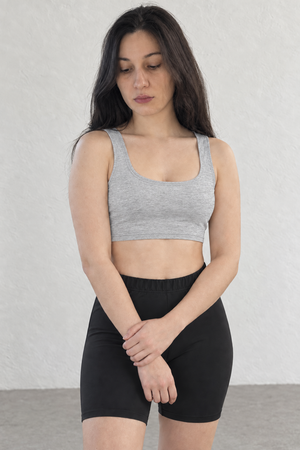 Sport Crop Top - Melange