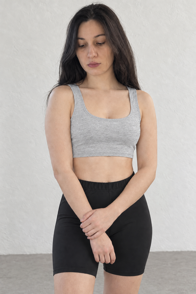 Sport Crop Top - Melange