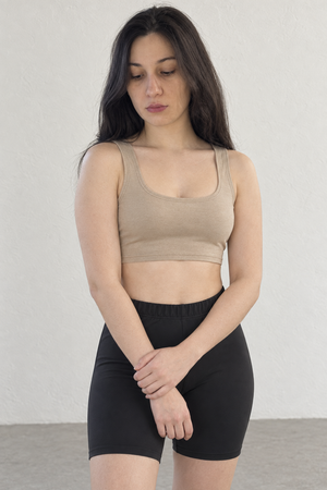 Sport Crop Top - Cuban Sand