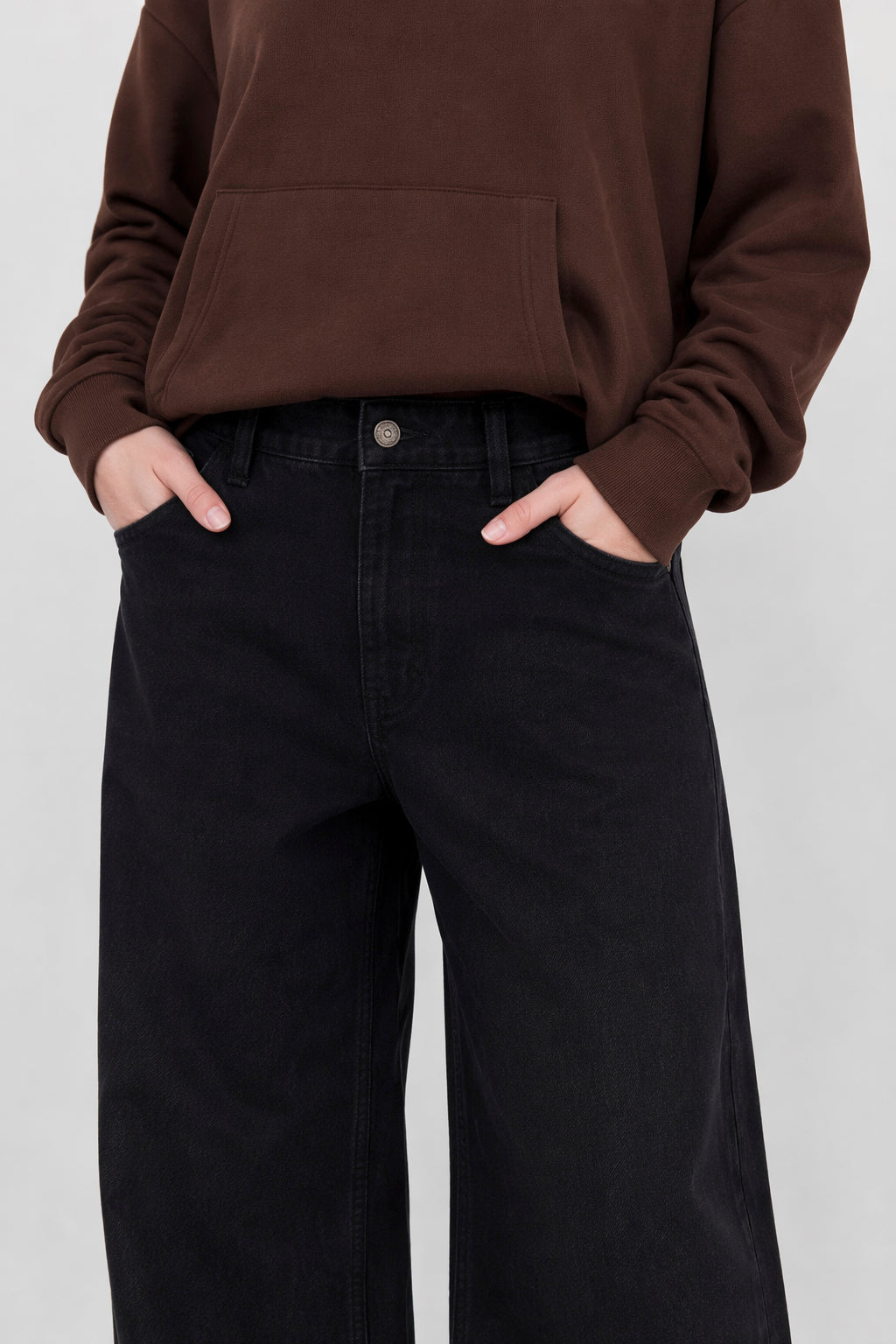 Jean Baggy Super Black Mujer