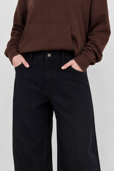 Jean Baggy Super Black Mujer