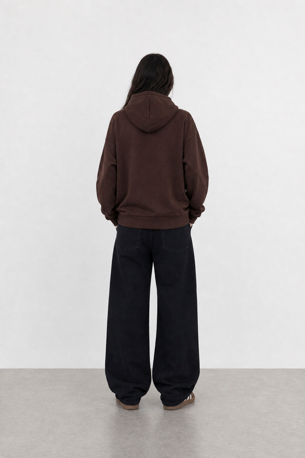 Jean Baggy Super Black Mujer