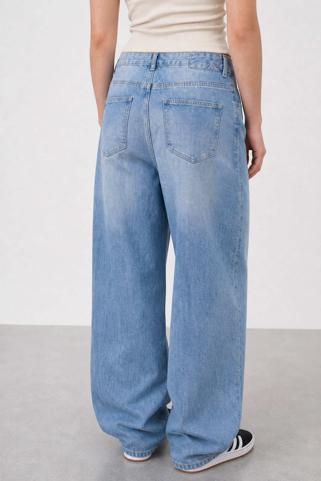 Jean Baggy Light Blue Mujer