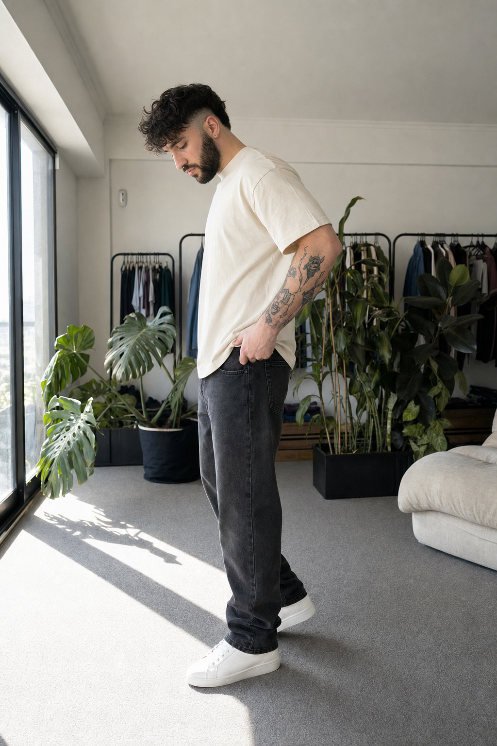 Jean Straight Old Black Hombre