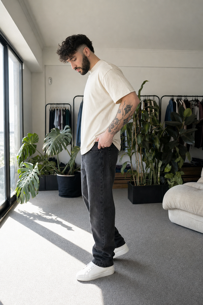 Jean Straight Old Black Hombre