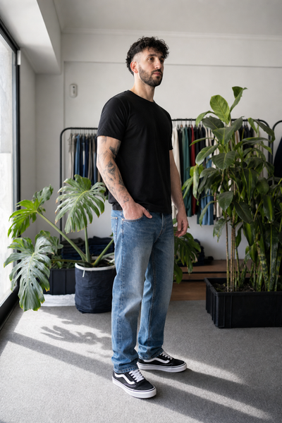 Jean Straight Vintage Blue Hombre