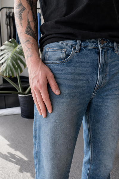 Jean Straight Vintage Blue Hombre