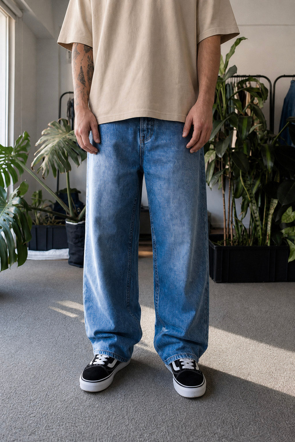 Jean Baggy Blue Hombre