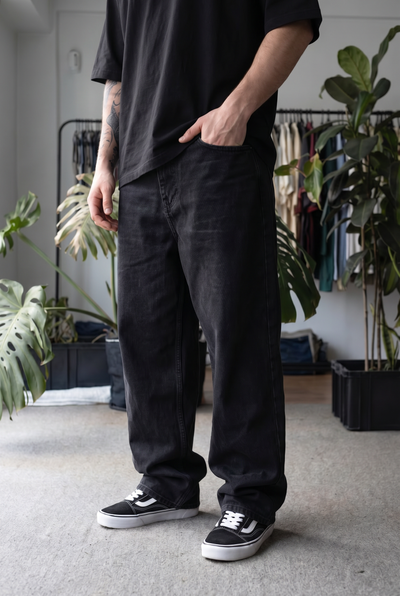 Jean Baggy Super Black Hombre