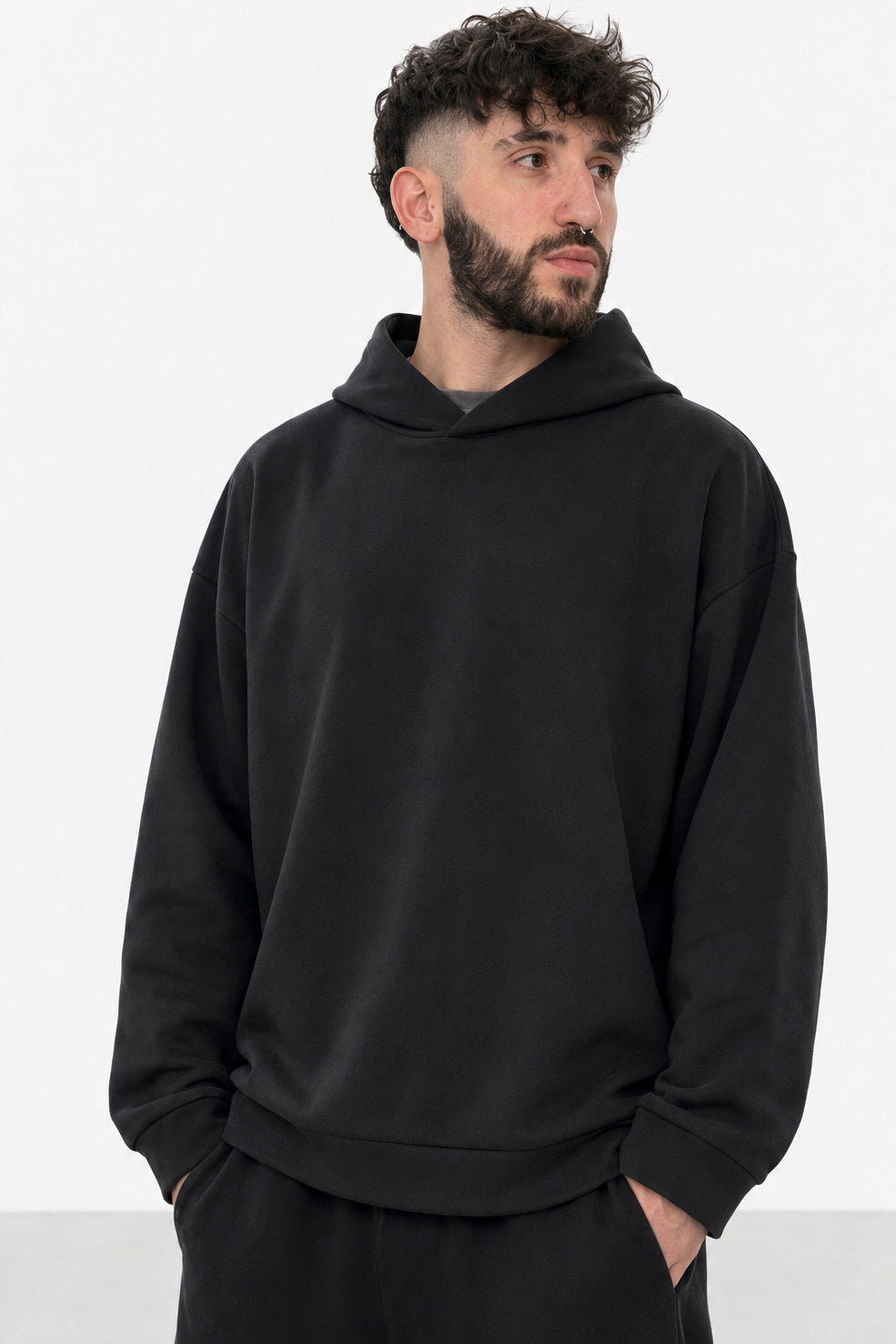 Hoodie Oversize Frisado hombre