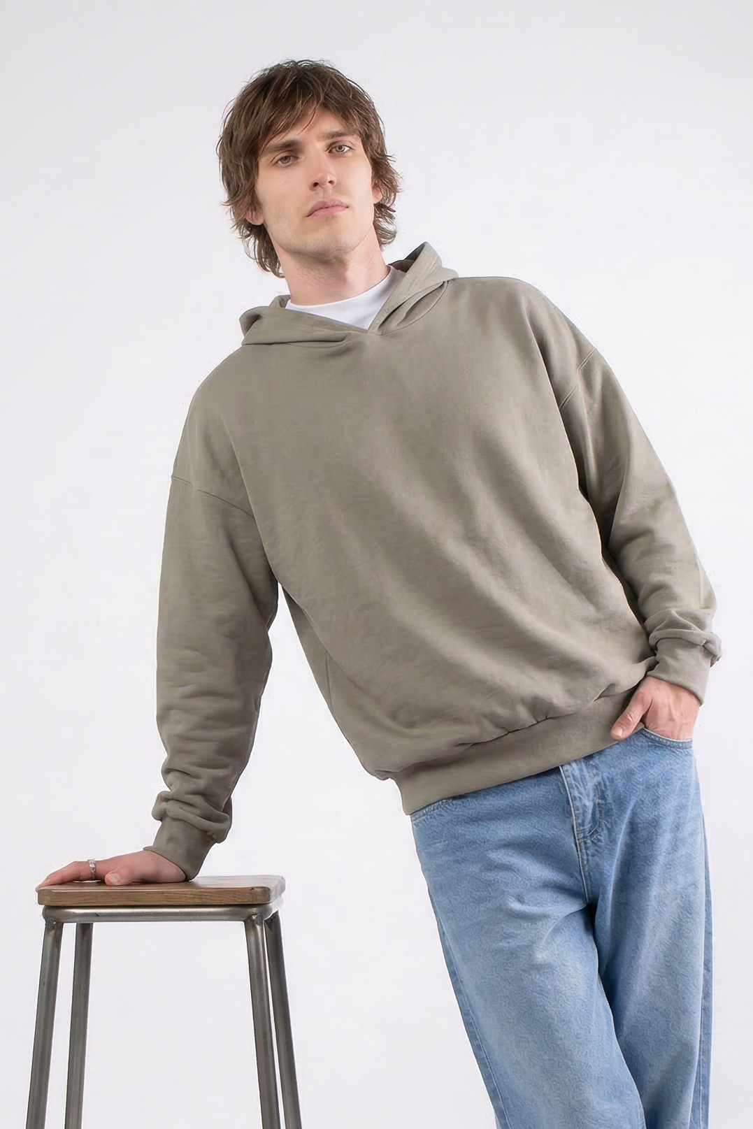Hoodie Boxy Frisado