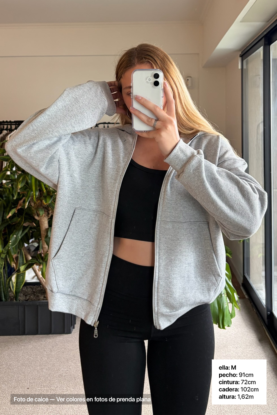 Campera de Algodon - Negro