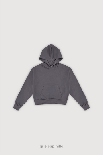 Canguro Wide Cut Frisado - Gris Espinillo
