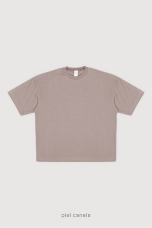 Remera Oversize - Piel Canela