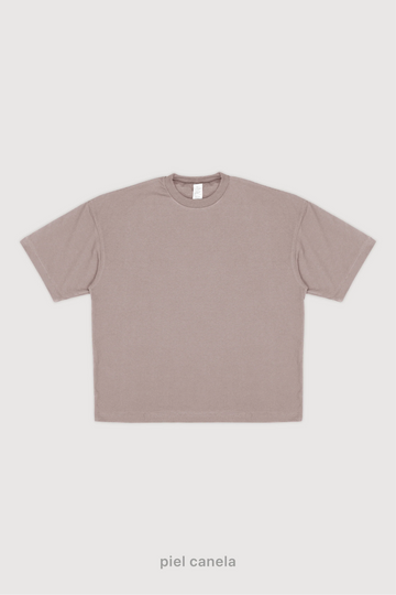 Remera Oversize - Piel Canela