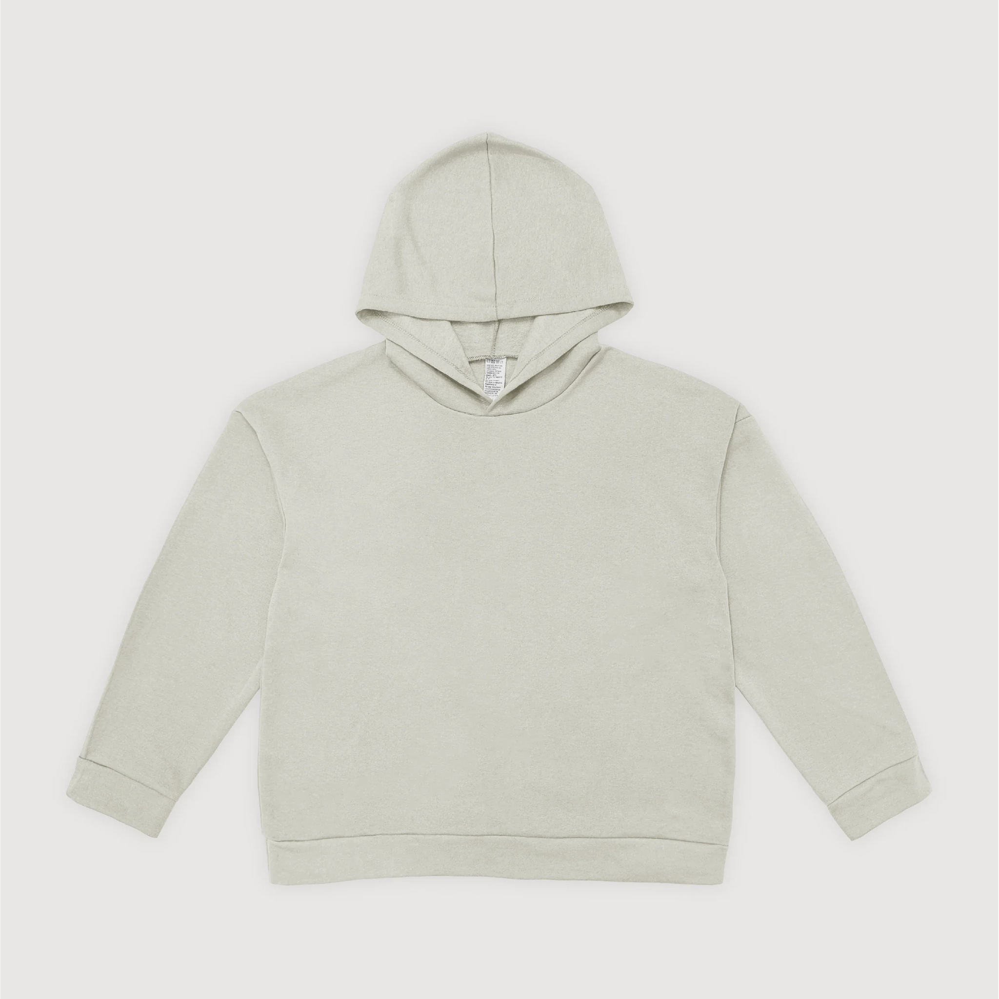 Hoodie Oversize Frisado - Gris ceniza