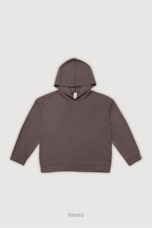 Hoodie Oversize Frisado - Hierro