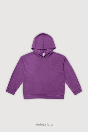 Hoodie Oversize Frisado - Violeta Lara