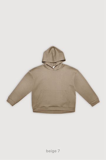 Canguro Oversize Frisado - Beige 7