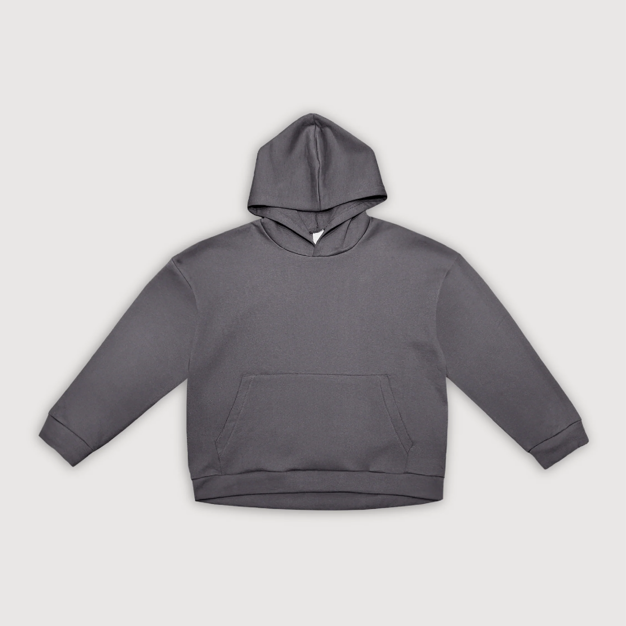 Canguro Oversize Frisado - Gris Espinillo