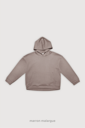 Canguro Oversize Frisado - Marron Malargue