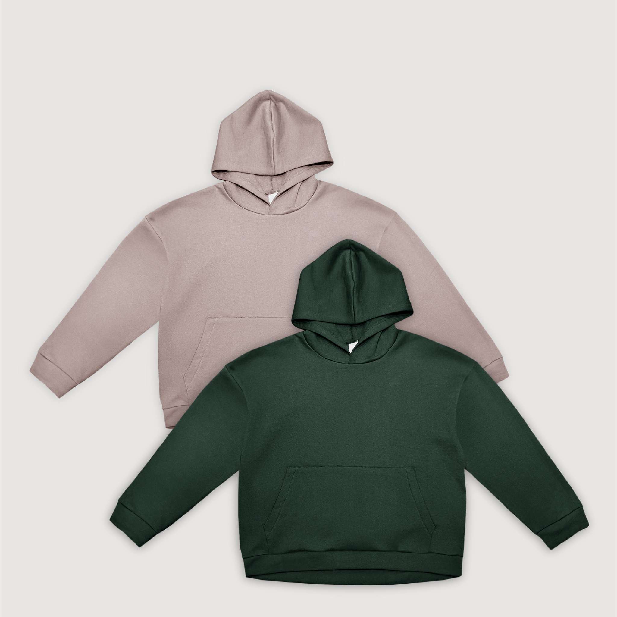Canguro Oversize Frisado x 2