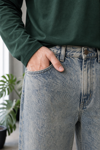 Jean Loose Oxido Blue Hombre