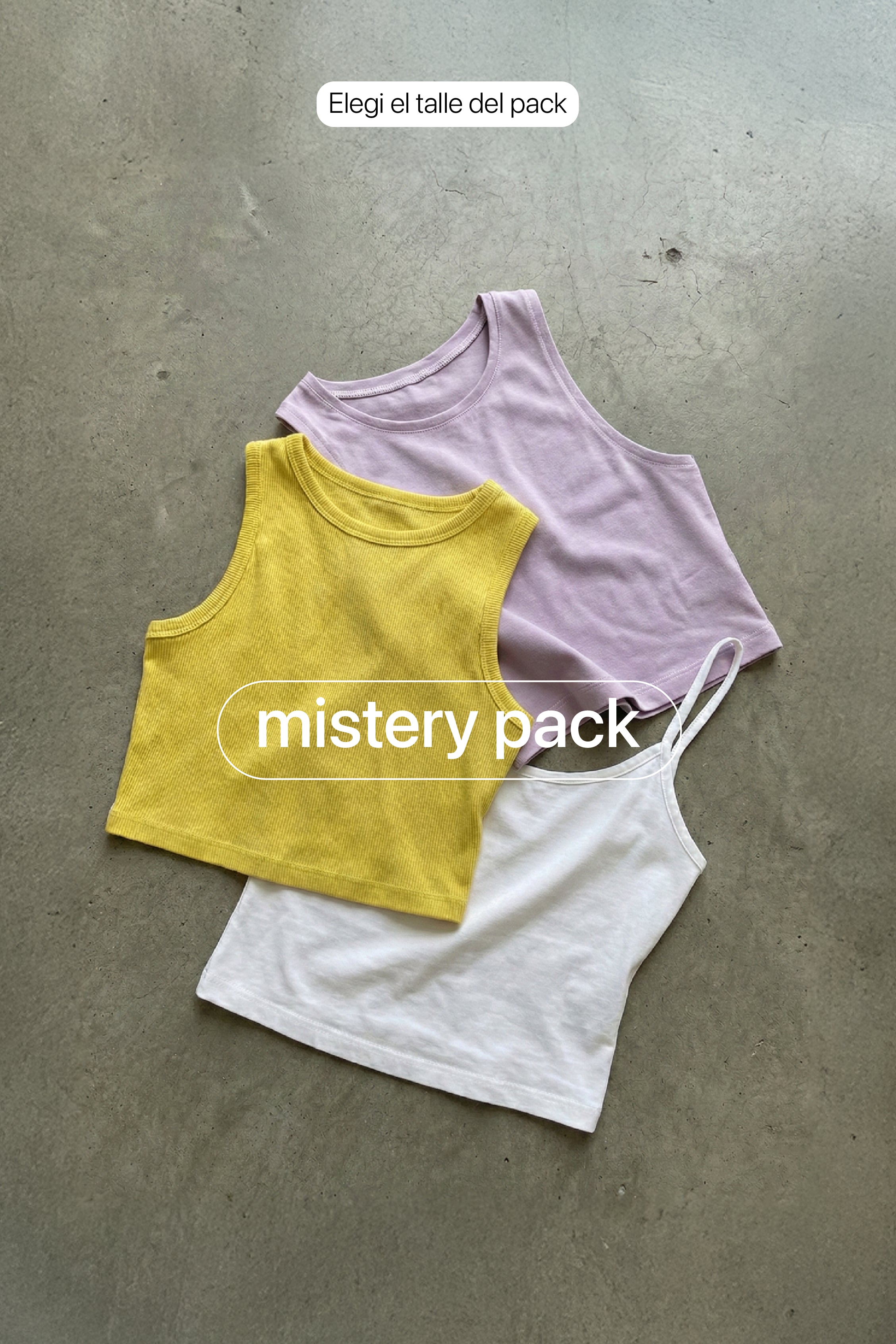 Pack Feria Online Tops y Musculosas x 3