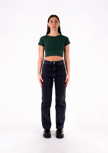 Remera Crop Top - Rosa W