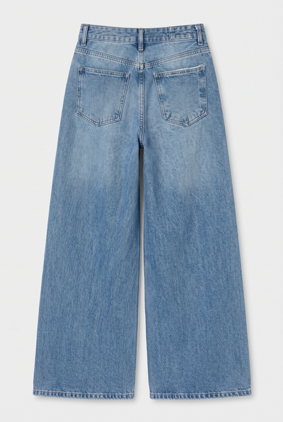 Jean Extra Wide Leg Light Blue Mujer