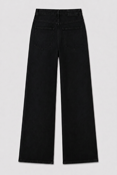 Jean Wide Leg Super Black Mujer