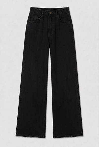 Jean Wide Leg Super Black Mujer
