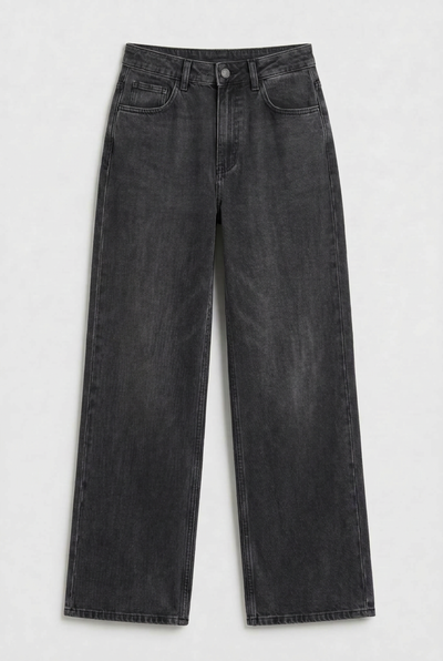 Jean Straight Old Black Mujer
