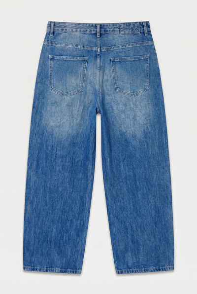 Jean Baggy Blue Mujer