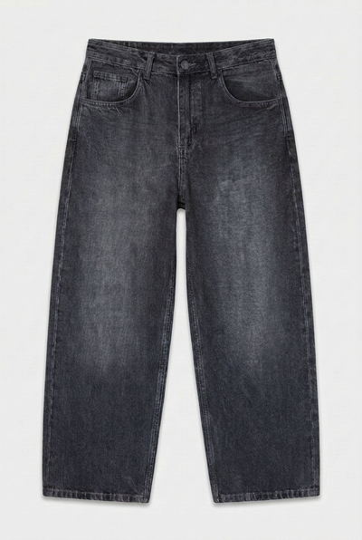 Jean Baggy Old Black Mujer