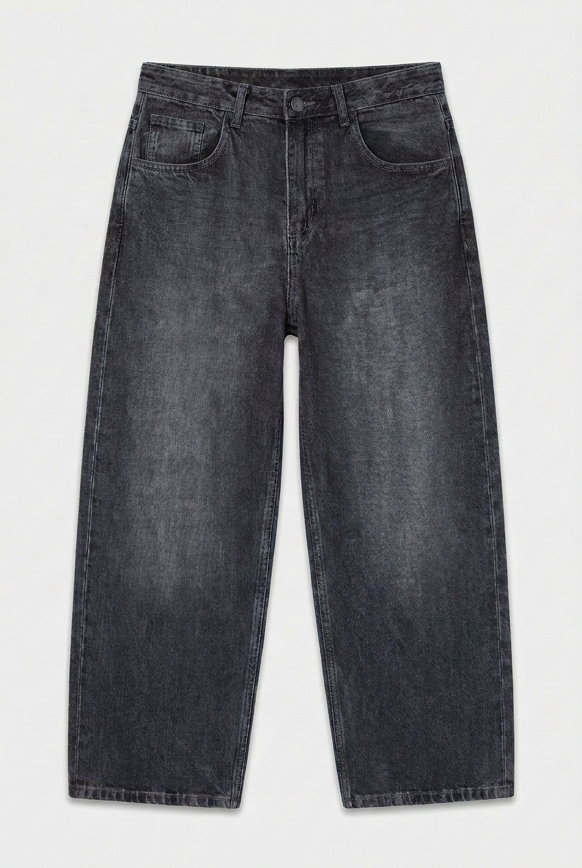 Jean Baggy Old Black Mujer