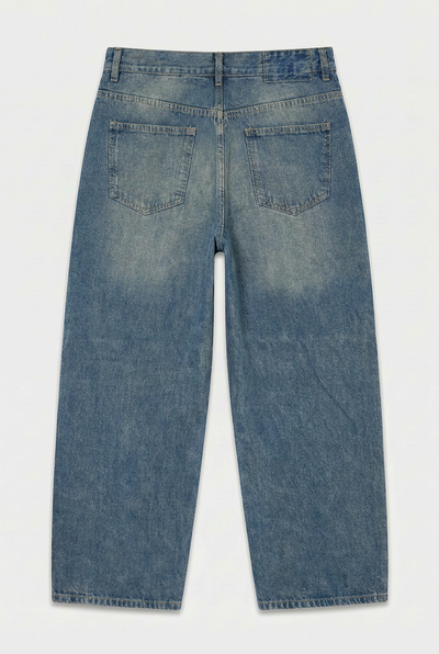 Jean Baggy Oxido Blue Mujer
