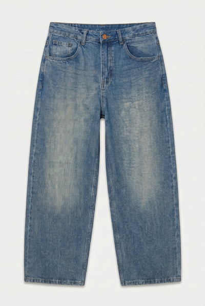 Jean Baggy Oxido Blue Mujer