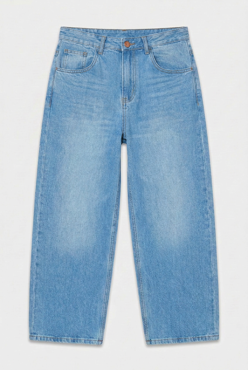 Jean Baggy Pale Blue Mujer