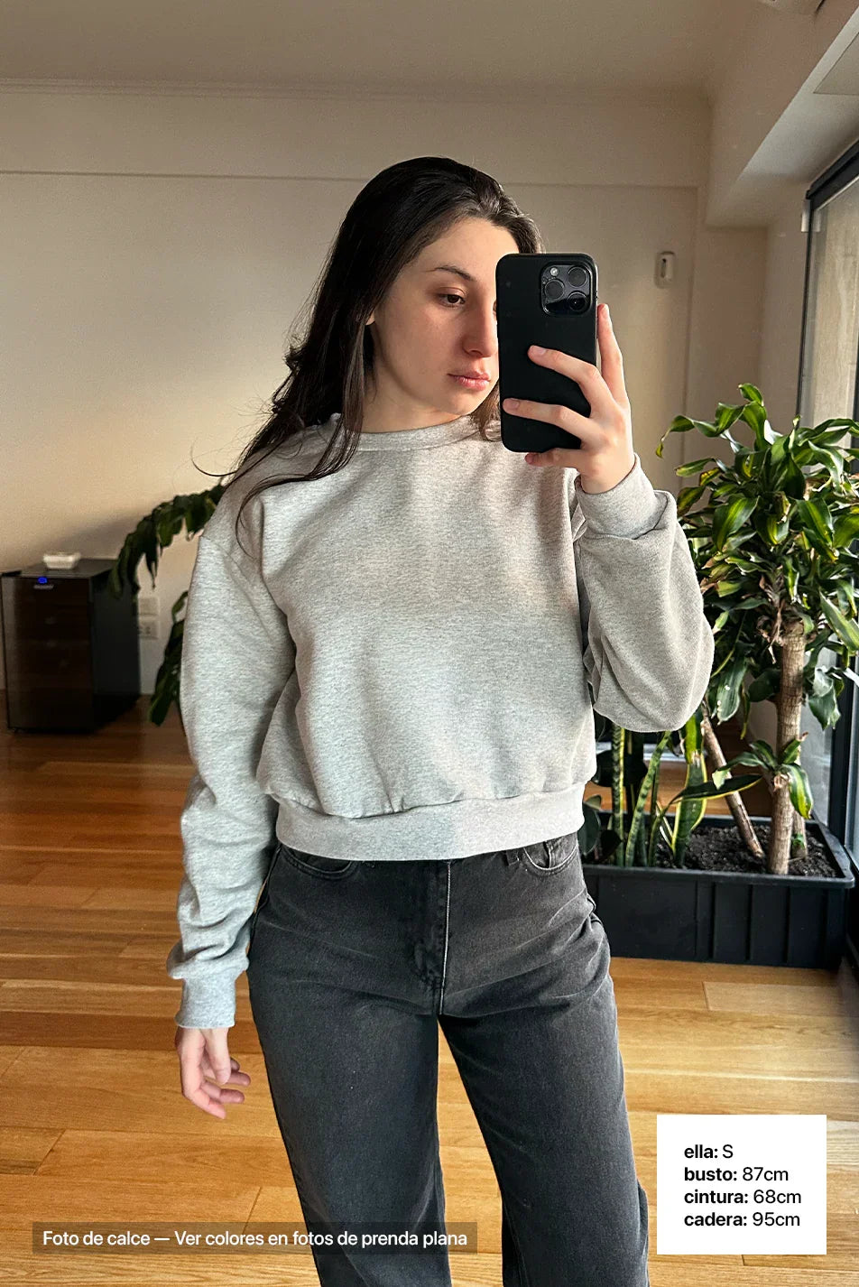 Buzo Wide Cut Frisado