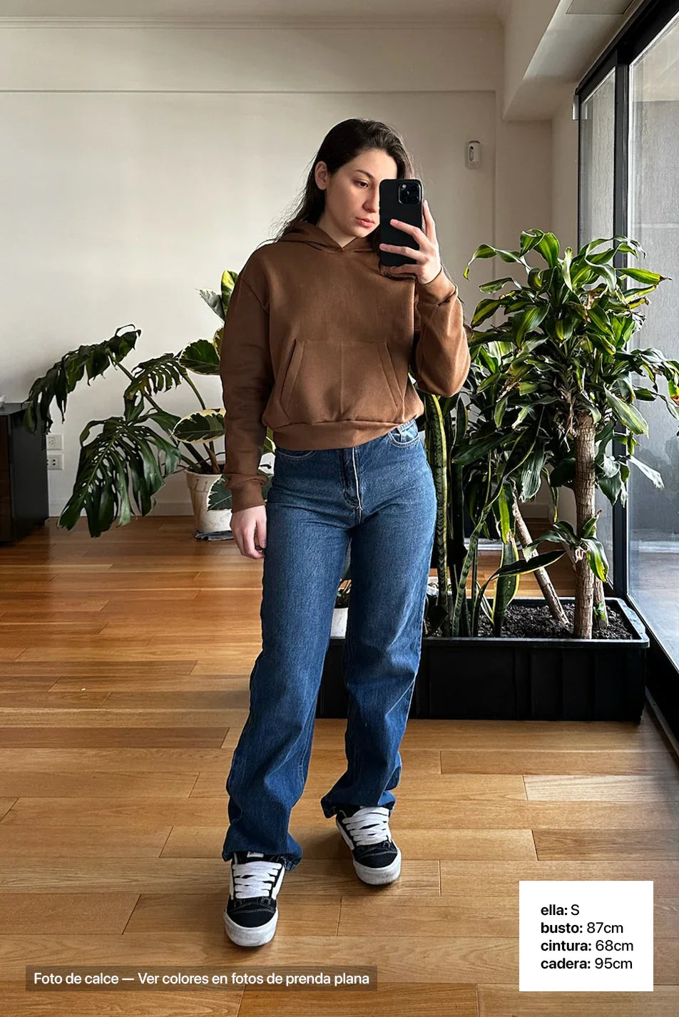 Canguro Wide Cut Frisado