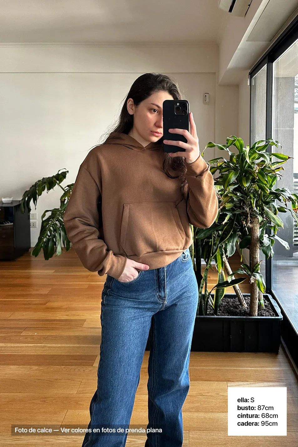 Canguro Wide Cut Frisado