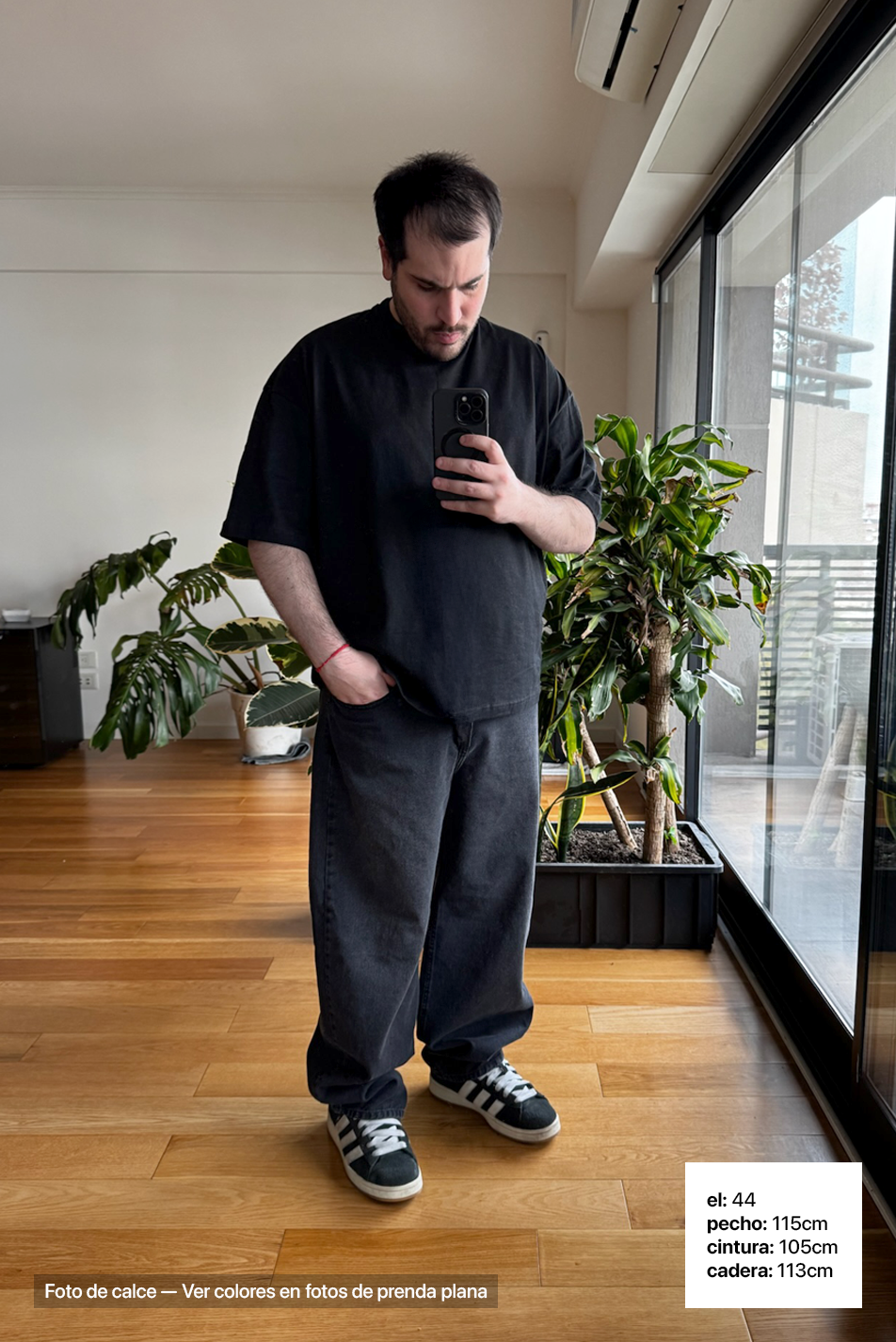 Jean Baggy Hombre Black